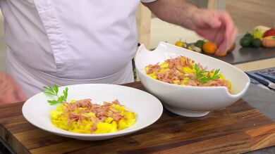 ¡Saludable y sabrosa! Receta de berza con patatas y panceta ahumada de Karlos Arguiñano