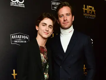 Timothée Chalamet y Armie Hammer Timothée Chalamet y Armie Hammer
