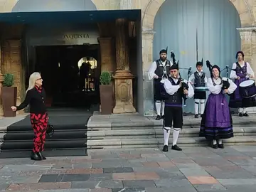 Meryl Streep bailando en Oviedo Meryl Streep bailando en Oviedo