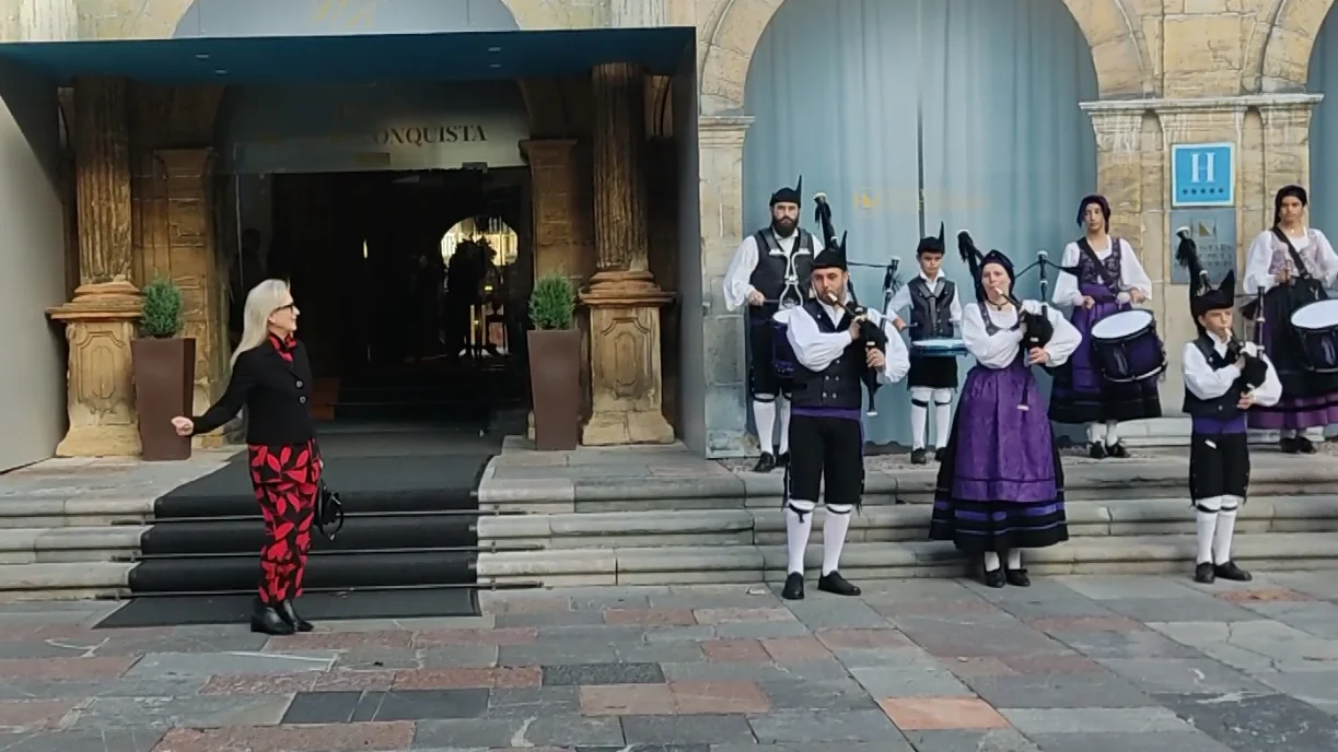 Meryl Streep bailando en Oviedo Meryl Streep bailando en Oviedo