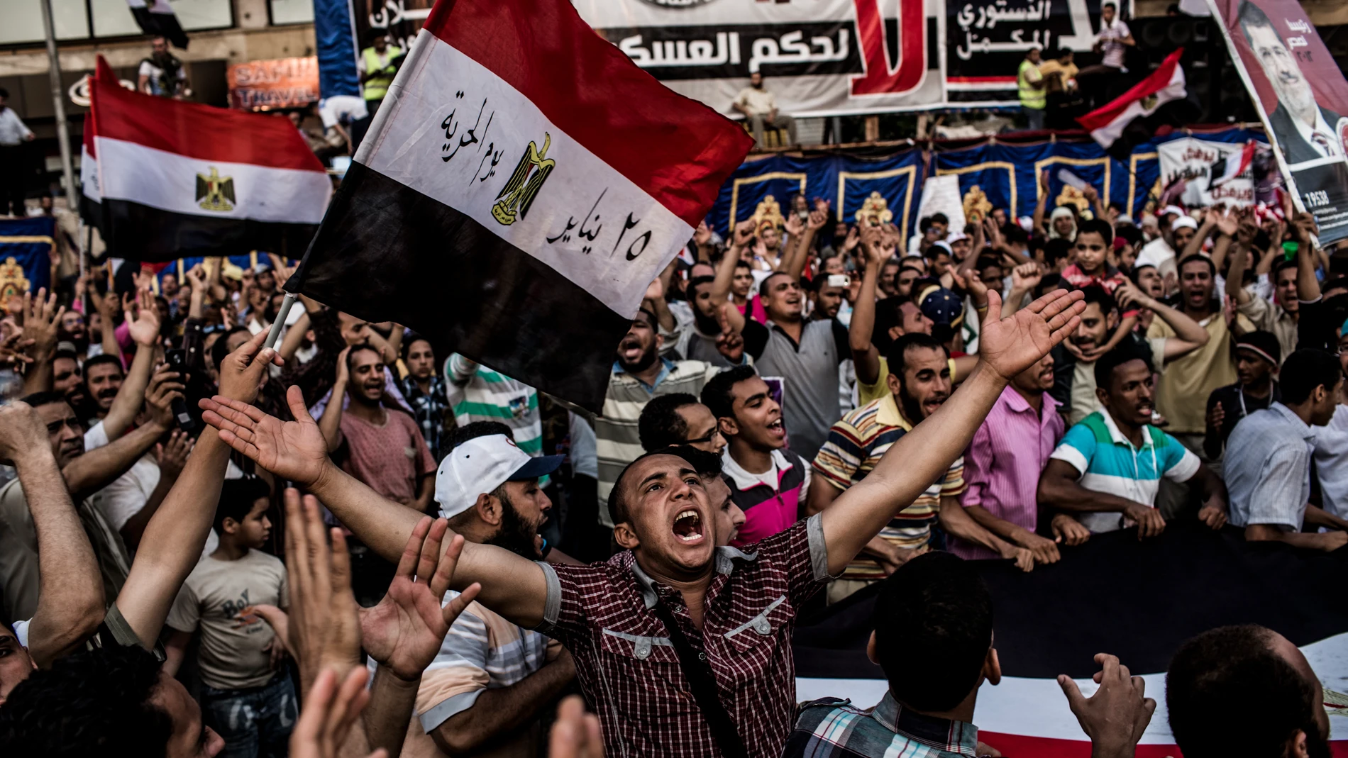 Seguidores de los Hermanos Musulmanes en Egipto