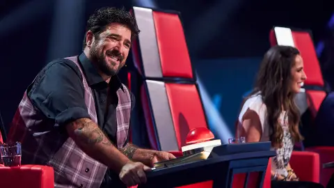 Antonio Orozco y Malú en la cuarta gala de Audiciones Antonio Orozco y Malú en la cuarta gala de Audiciones
