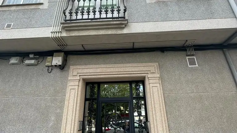 El portal donde se cometió el crimen El portal donde se cometió el crimen