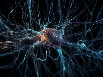 Primer plano de un cerebro Primer plano de un cerebro
