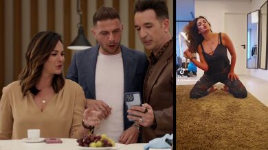 Miguel Lago saca los colores a Fabiola Martínez al mostrar su vídeo más sexy a Joaquín 