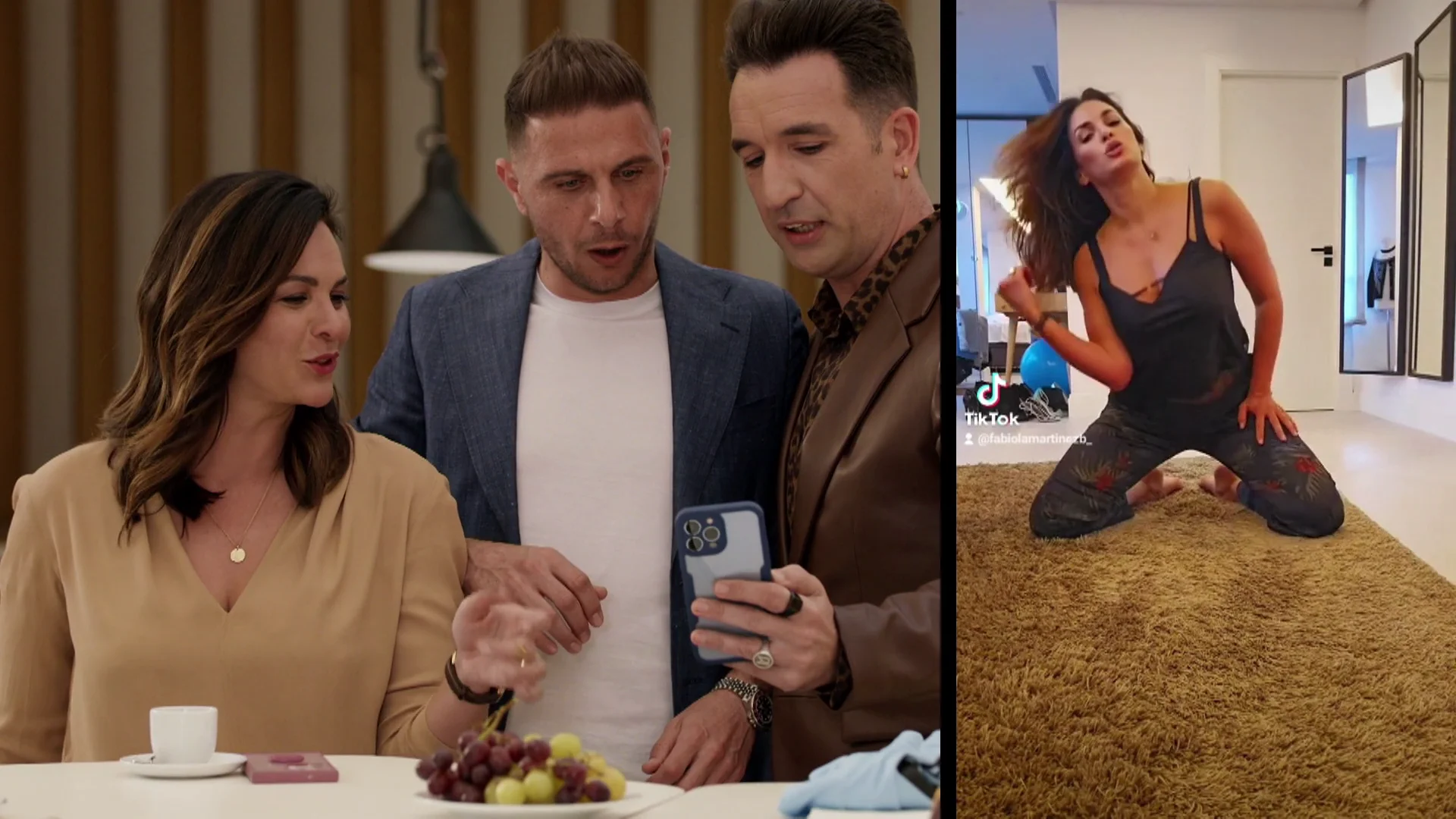 Miguel Lago saca los colores a Fabiola Martínez al mostrar su vídeo más sexy a Joaquín Miguel Lago saca los colores a Fabiola Martínez al mostrar su vídeo más sexy a Joaquín