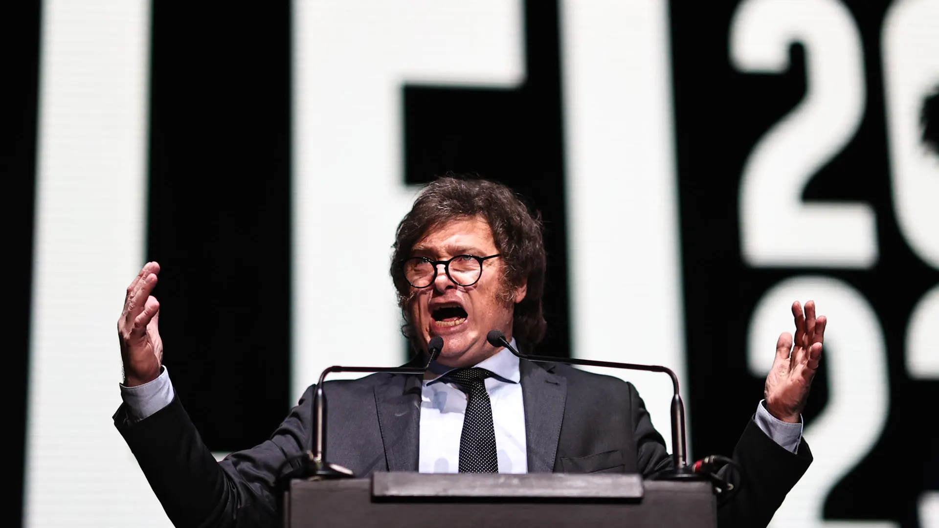 El candidato de la ultraderecha argentina, Javier Milei El candidato de la ultraderecha argentina, Javier Milei