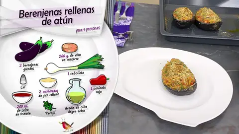 Ingredientes berenjenas rellenas Ingredientes berenjenas rellenas