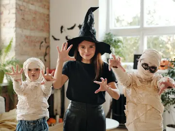 Niños disfrazados para Halloween Niños disfrazados para Halloween