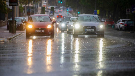 Coches circulando este jueves por Ciudad Real