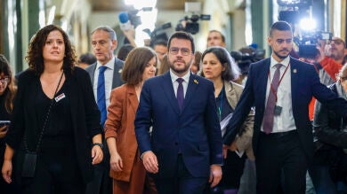 Pere Aragonès, en el Senado: 