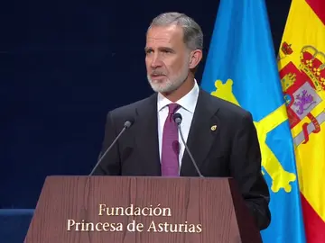 Discurso del rey Felipe VI en los Premios Princesa de Asturias 2023 Discurso del rey Felipe VI en los Premios Princesa de Asturias 2023