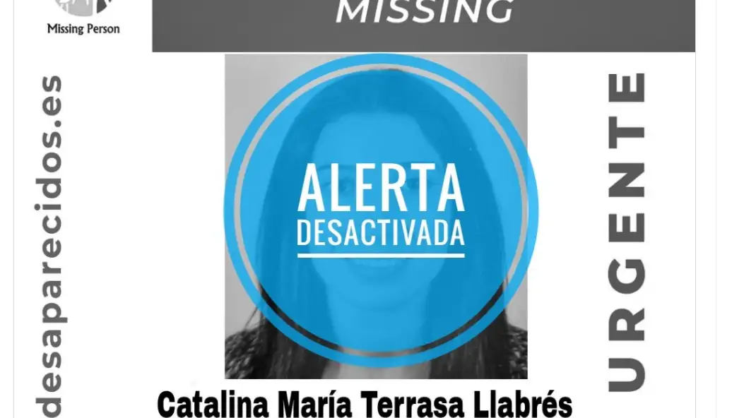 Localizan a la mujer de 37 años desaparecida en Palma desde el pasado jueves Localizan a la mujer de 37 años desaparecida en Palma desde el pasado jueves