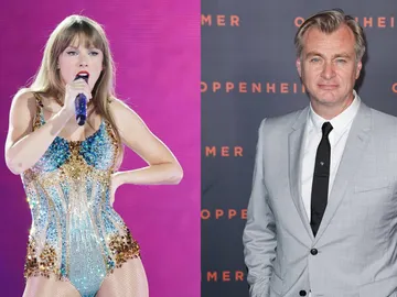 Taylor Swift y Christopher Nolan Taylor Swift y Christopher Nolan