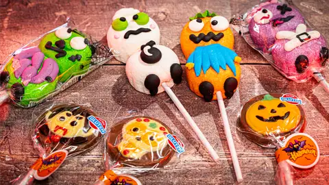 Piruletas y brochetas terroríficas de Mercadona Piruletas y brochetas terroríficas de Mercadona