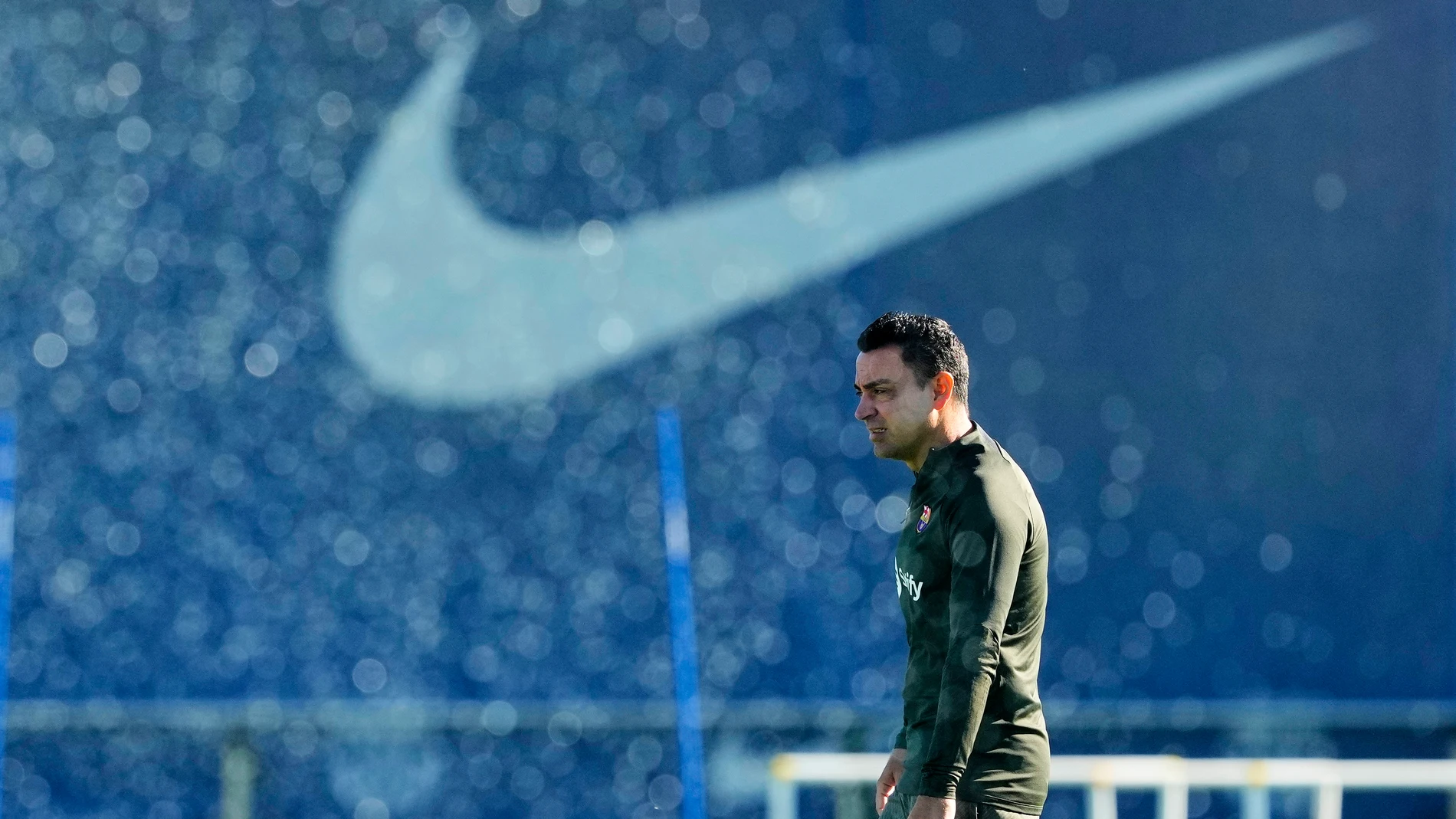 Xavi Hernández, en la ciudad deportiva Joan Gamper Xavi Hernández, en la ciudad deportiva Joan Gamper