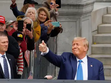 El expresidente de EEUU Donald Trump en New Hampshire El expresidente de EEUU Donald Trump en New Hampshire