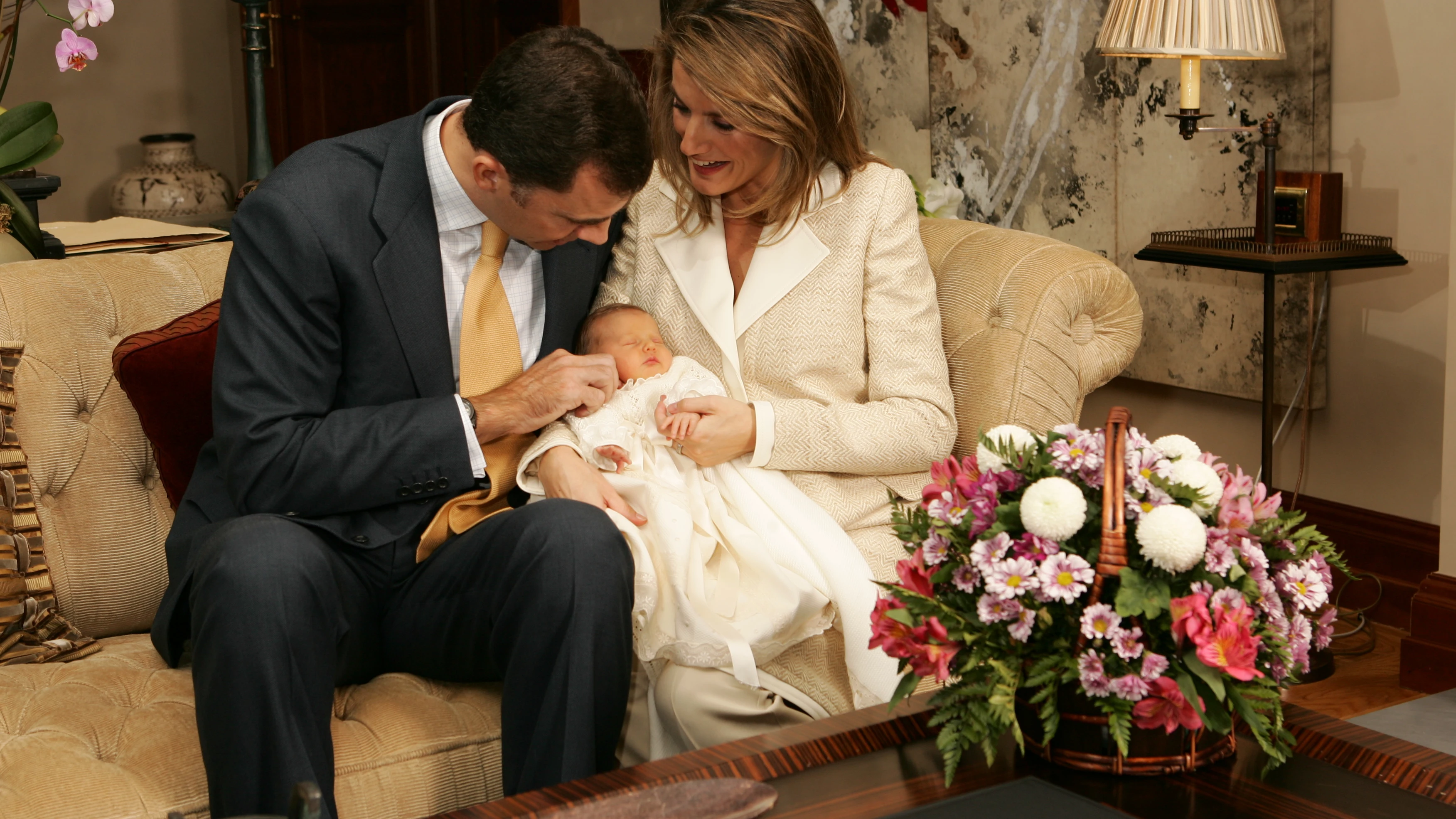 La presentación de la princesa Leonor el 8 de noviembre de 2005 La presentación de la princesa Leonor el 8 de noviembre de 2005