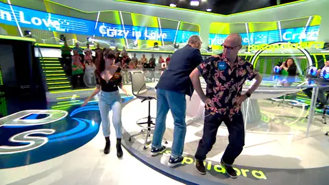 Beyoncé revoluciona Pasapalabra y pone Crazy in love a Nerea Barros y Fele Martínez Beyoncé revoluciona Pasapalabra y pone Crazy in love a Nerea Barros y Fele Martínez