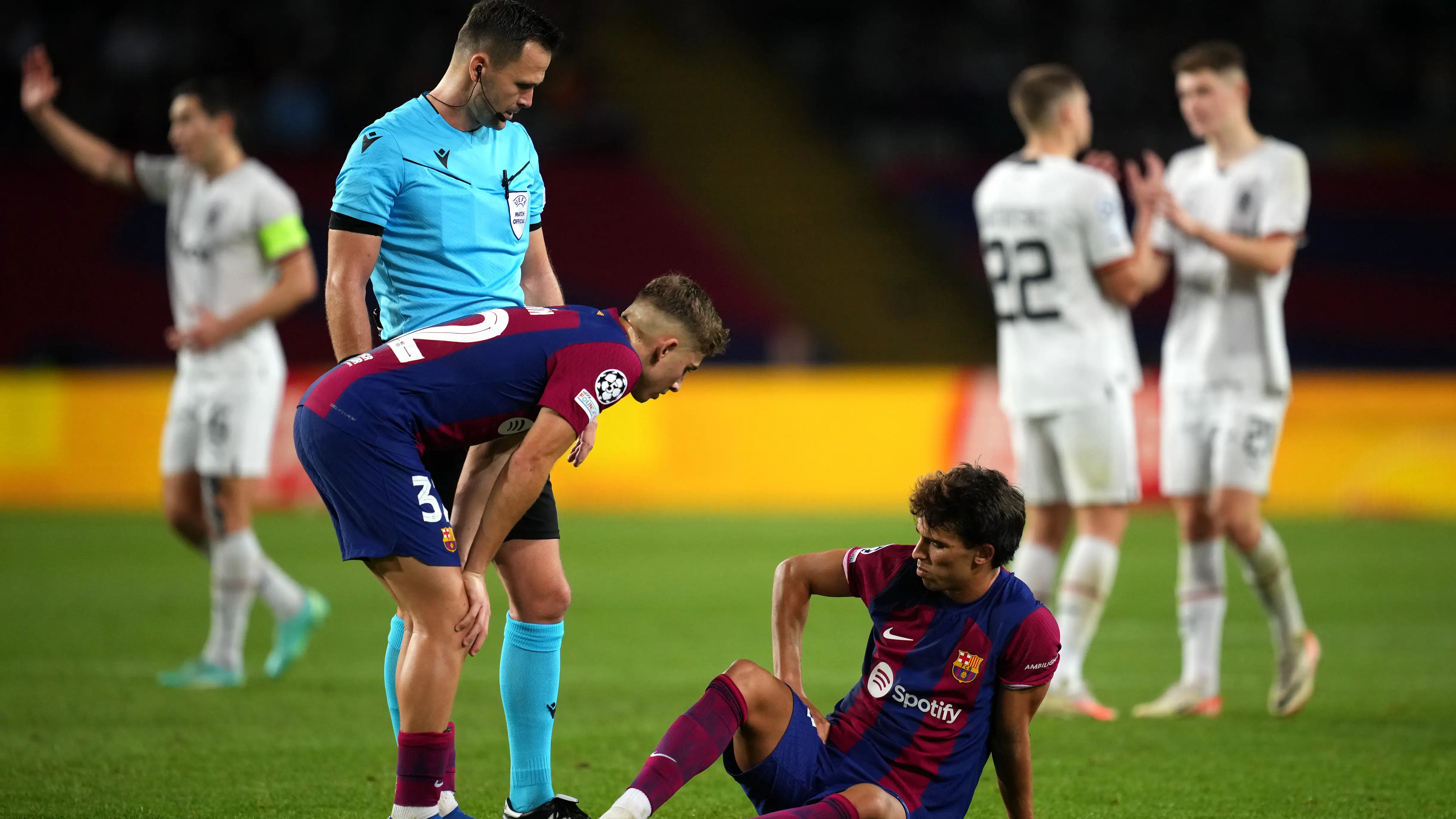 Joao F&eacute;lix, lesionado contra el Shakhtar