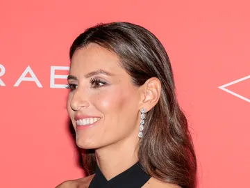 Ana Boyer posando ante los medios en la fiesta de Rabat Ana Boyer posando ante los medios en la fiesta de Rabat