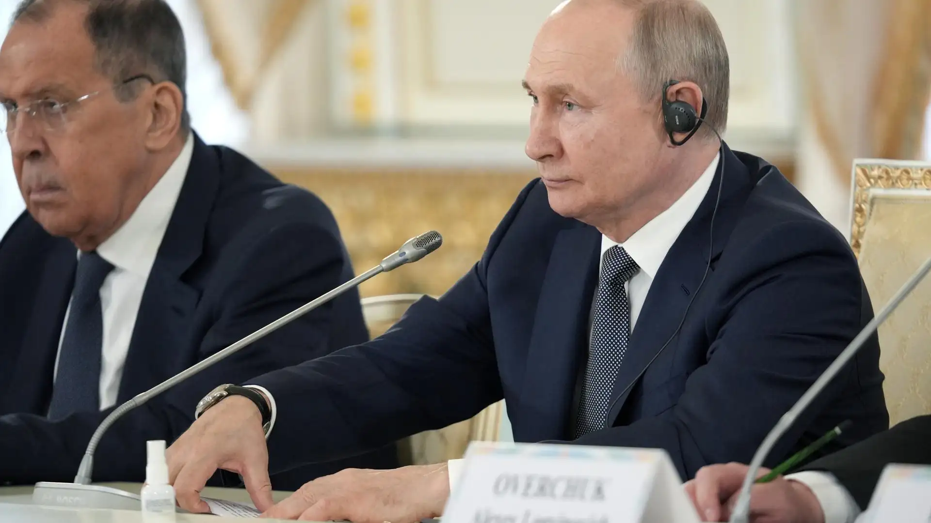 Serguéi Lavrov y Valdimir Putin Serguéi Lavrov y Valdimir Putin