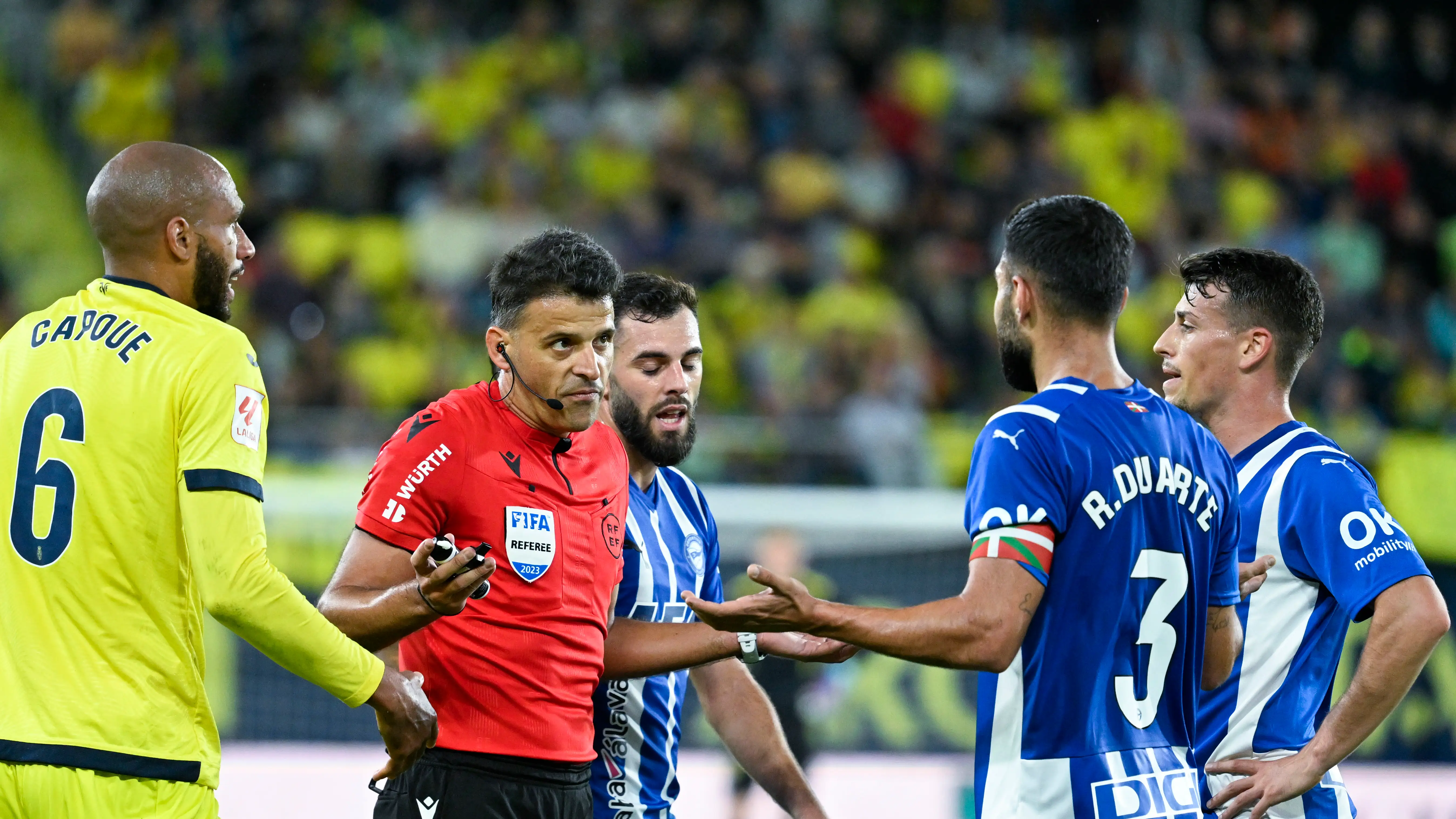 Jesús Gil Manzano, en el Villarreal - Alavés de la jornada 10 Jesús Gil Manzano, en el Villarreal - Alavés de la jornada 10