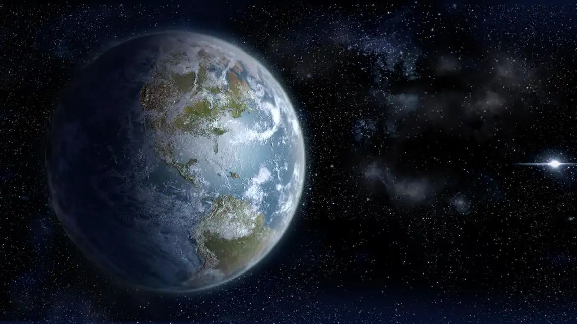 Vista de la Tierra desde el espacio Vista de la Tierra desde el espacio