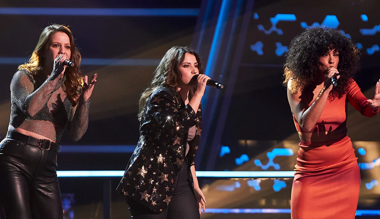 Larisa, Ronia y Lucía demuestran ser unas fieras en el escenario de La Voz