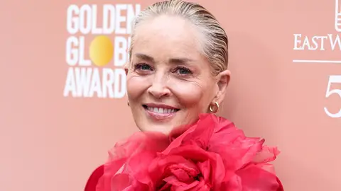 La actriz Sharon Stone La actriz Sharon Stone