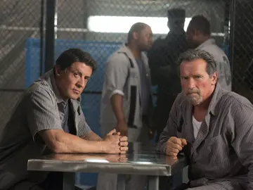Sylvester Stallone y Arnold Schwarzenegger en Plan de Escape Sylvester Stallone y Arnold Schwarzenegger en Plan de Escape