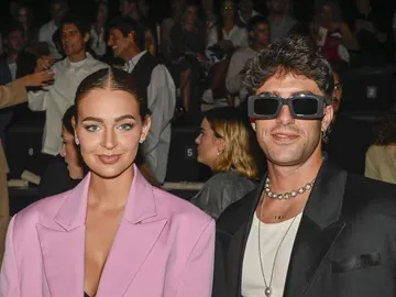 Laura Escanes y Álvaro de Luna en la Fashion Week Madrid Laura Escanes y Álvaro de Luna en la Fashion Week Madrid