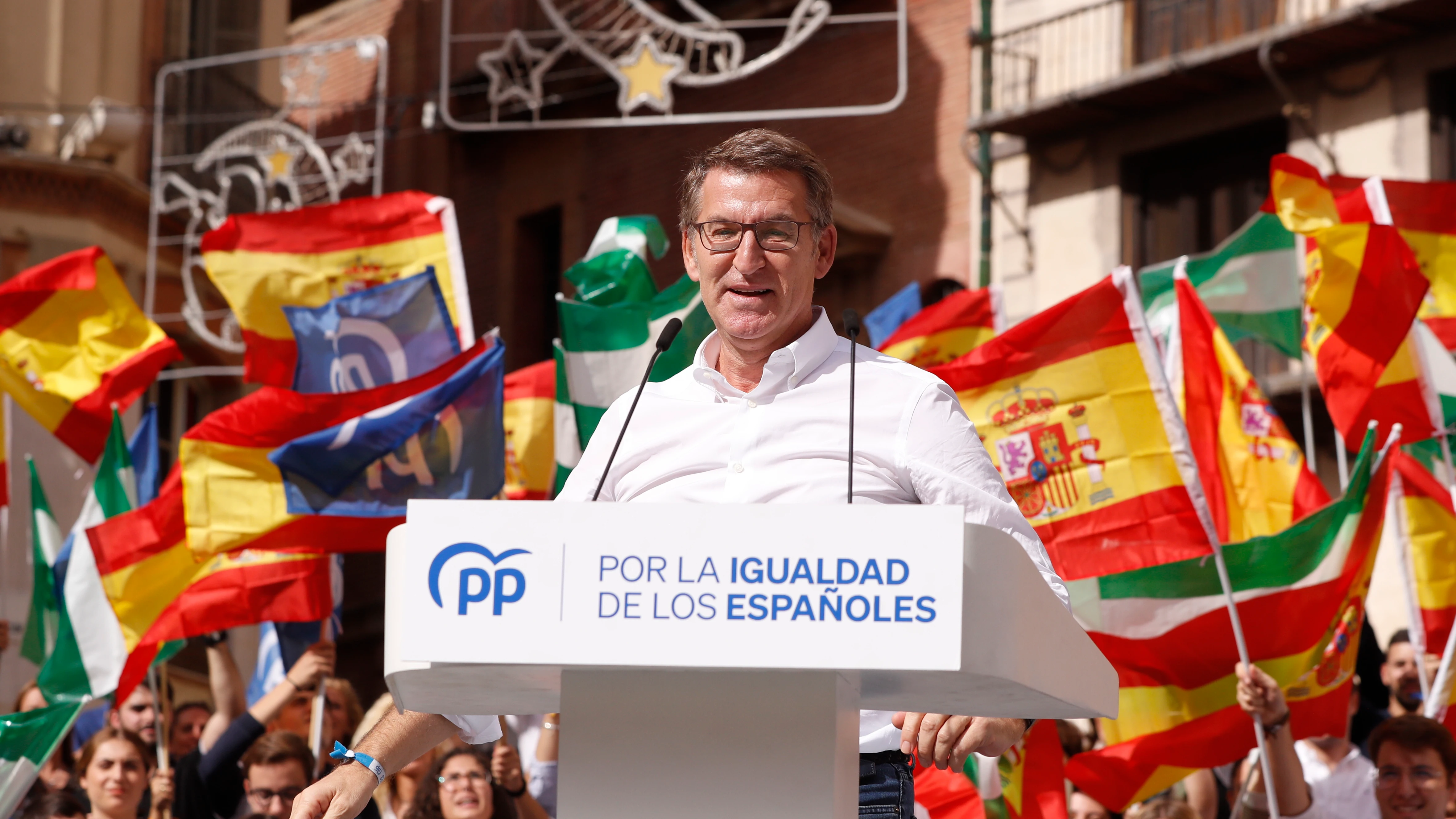 El líder del Partido Popular (PP), Alberto Núñez Feijóo El líder del Partido Popular (PP), Alberto Núñez Feijóo