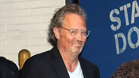 Matthew Perry en una visita a Good Morning America Matthew Perry en una visita a Good Morning America