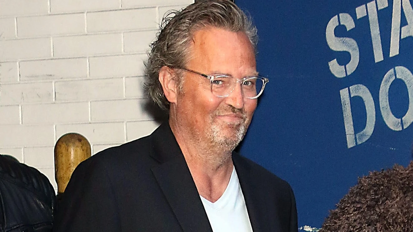 Matthew Perry en una visita a Good Morning America Matthew Perry en una visita a Good Morning America