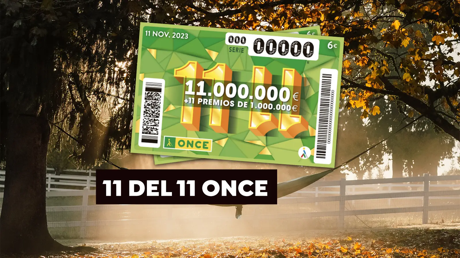 Sorteo 11 del 11 de la ONCE 2023