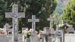 Imagen de un cementerio Imagen de un cementerio