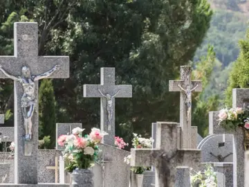 Imagen de un cementerio Imagen de un cementerio