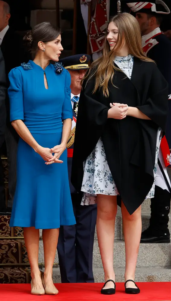 La reina Letizia y su hija la infanta Sofía