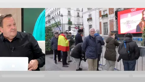 Javier Caraballo en Espejo Público. Javier Caraballo en Espejo Público.