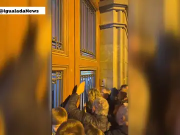 Protesta en Igualada Protesta en Igualada