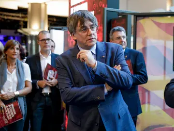 Carles Puigdemont reúne a la cúpula de Junts en Bélgica Carles Puigdemont reúne a la cúpula de Junts en Bélgica