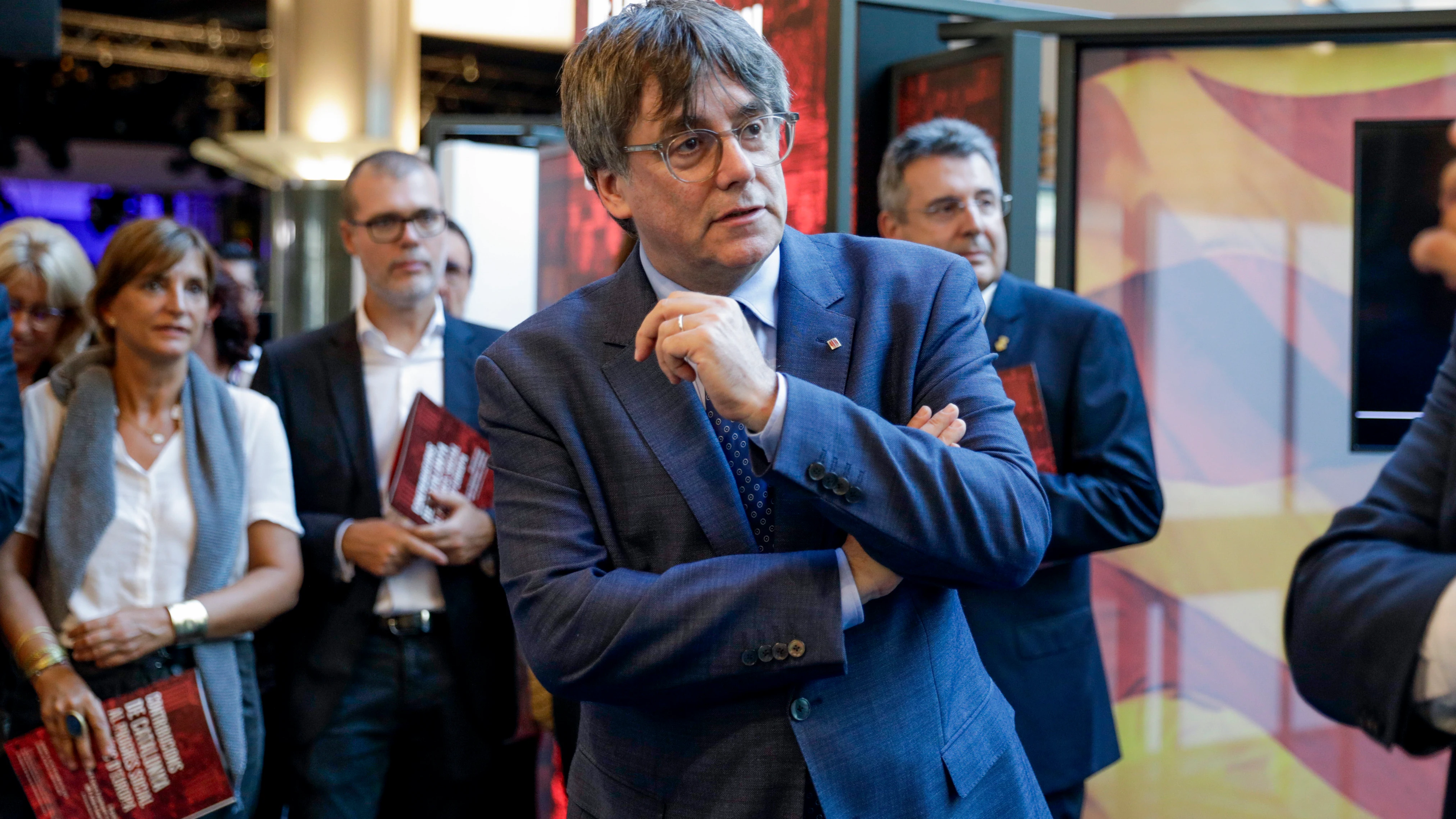 Carles Puigdemont reúne a la cúpula de Junts en Bélgica Carles Puigdemont reúne a la cúpula de Junts en Bélgica