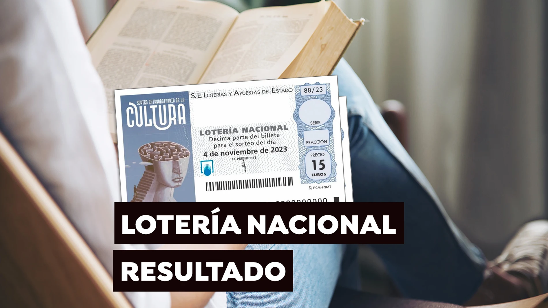 Sorteo Extraordinario de la Cultura de la Lotería Nacional. Comprobar décimo de hoy sábado 4 de noviembre, en directo Sorteo Extraordinario de la Cultura de la Lotería Nacional. Comprobar décimo de hoy sábado 4 de noviembre, en directo