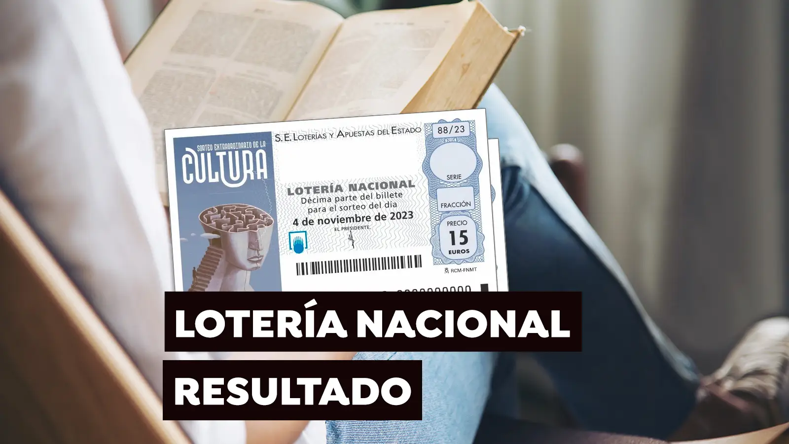 Sorteo Extraordinario de la Cultura de la Loter&iacute;a Nacional. Comprobar d&eacute;cimo de hoy s&aacute;bado 4 de noviembre, en directo