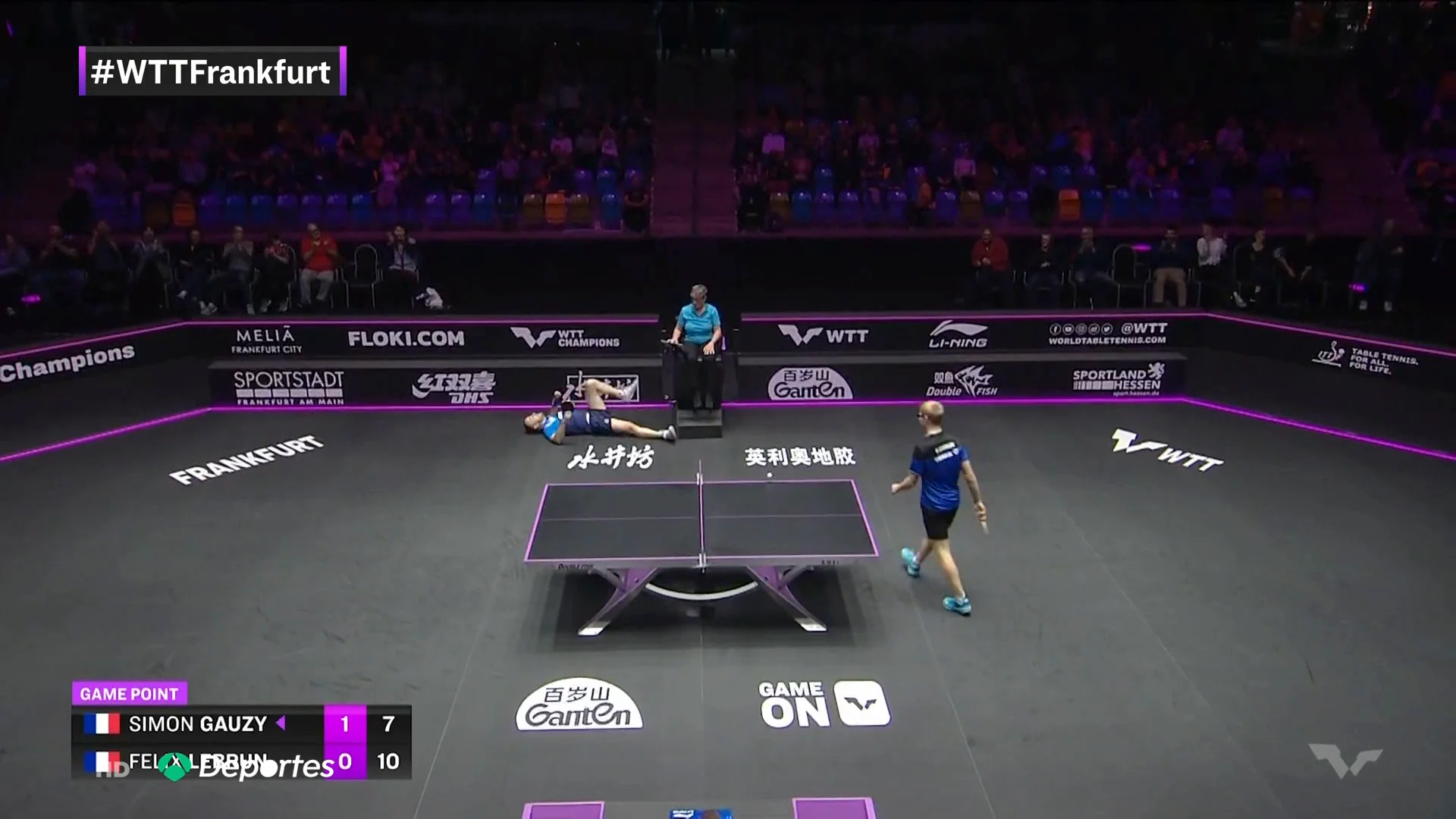 El mejor punto de la historia del ping-pong El mejor punto de la historia del ping-pong