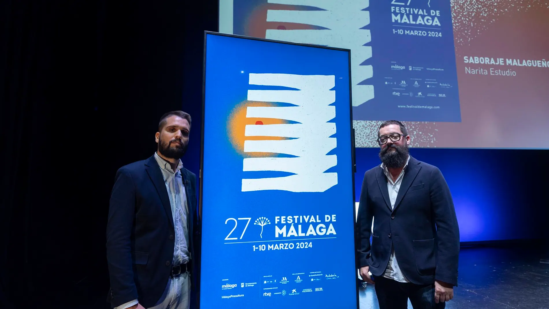 Acto de presentación del cartel del 27 Festival de Cine de Málaga