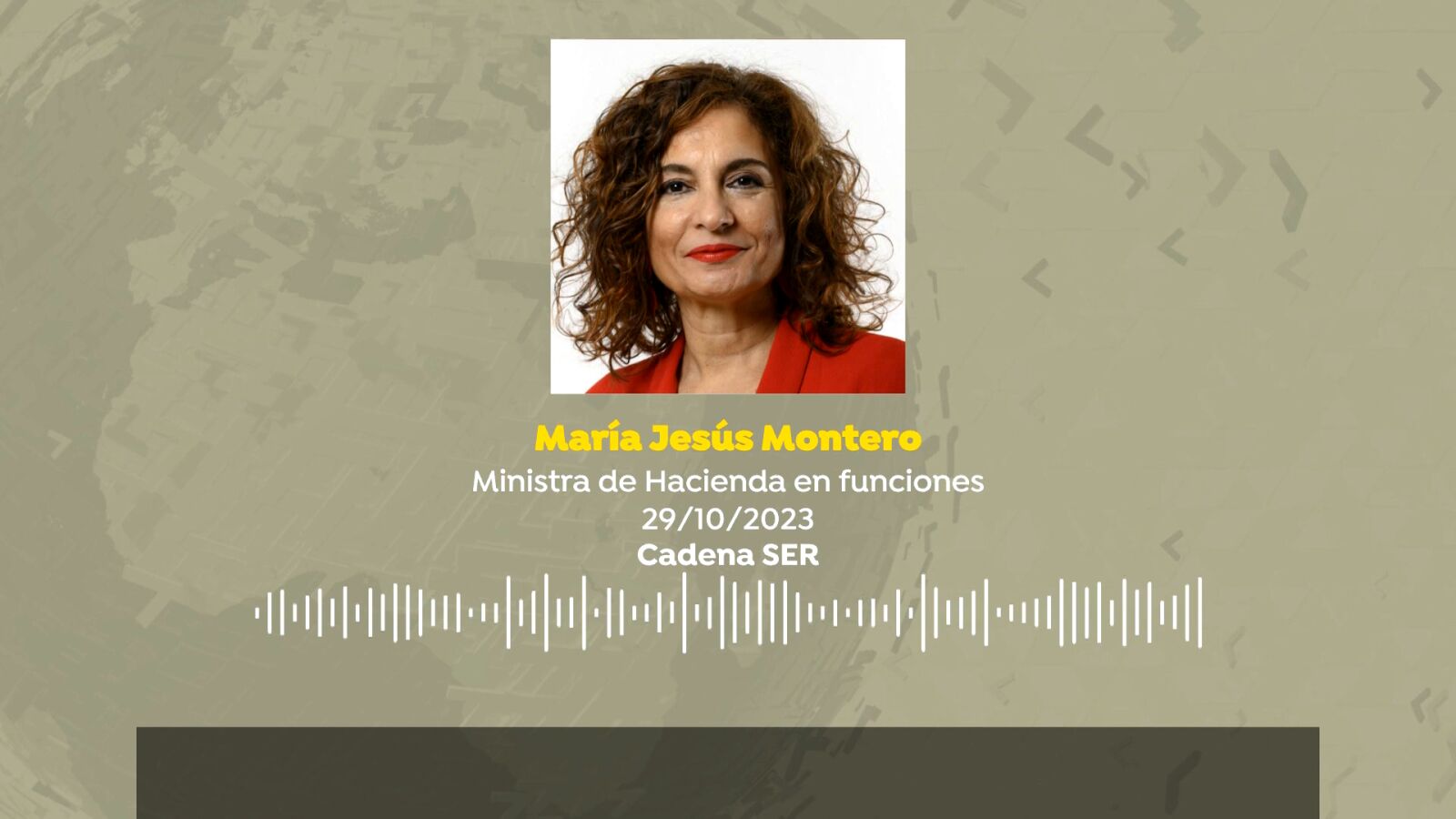 Así negaba hace tres días María Jesús Montero que se fuese a condonar la deuda a Cataluña