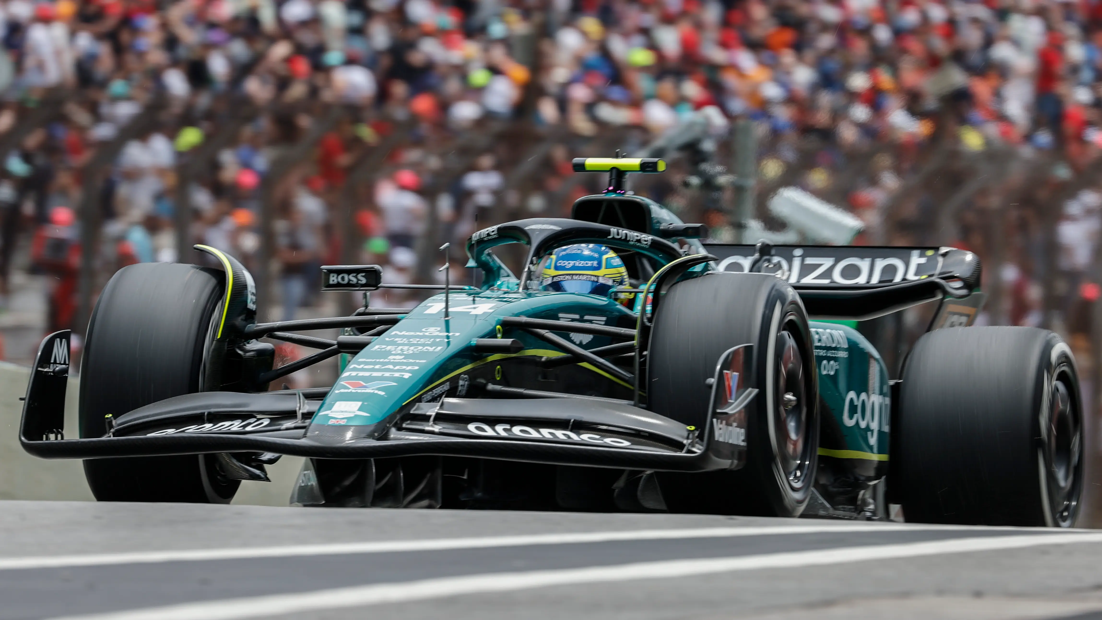 Fernando Alonso en la clasificación del GP de Brasil Fernando Alonso en la clasificación del GP de Brasil