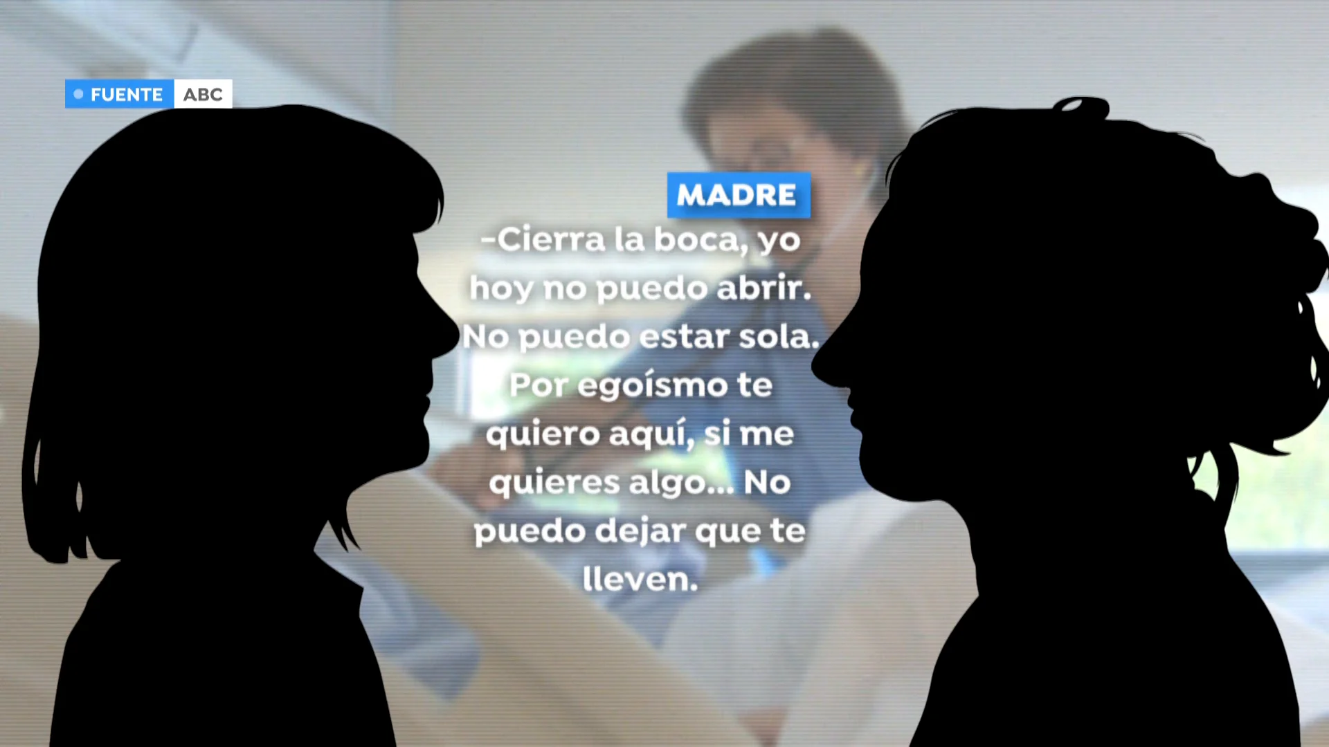 Conversaci&oacute;n entre madre e hija